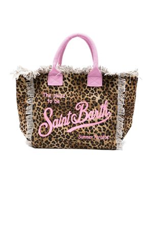 leopard-print tote bag SAINT BARTH KIDS | COL000102591L